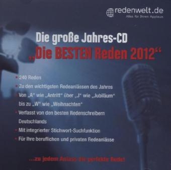 Die gro&szlig;e Jahres-CD "Die besten Reden des Jahres 2012" - 