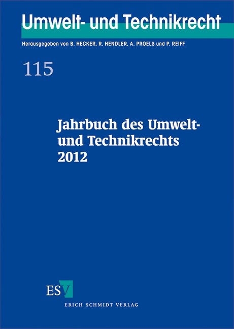 Jahrbuch des Umwelt- und Technikrechts 2012