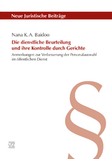 Die dienstliche Beurteilung und ihre Kontrolle durch Gerichte - Nana K. A. Baidoo