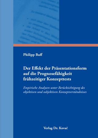 Der Effekt der Präsentationsform auf die Prognosefähigkeit frühzeitiger Konzepttests