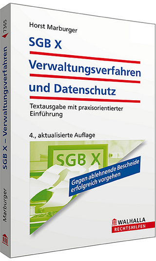 SGB X - Verwaltungsverfahren und Datenschutz