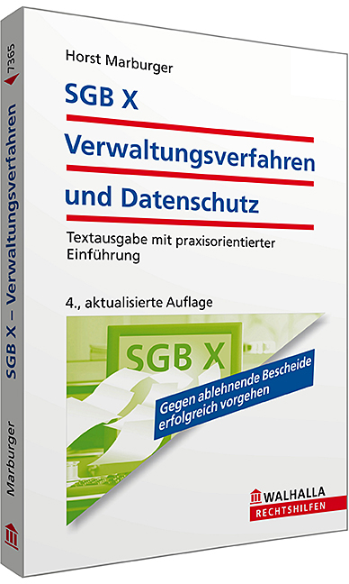 SGB X - Verwaltungsverfahren und Datenschutz - Horst Marburger