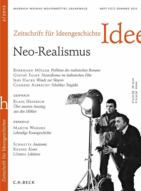 Zeitschrift f&uuml;r Ideengeschichte Heft VII/2 Sommer 2013 - 
