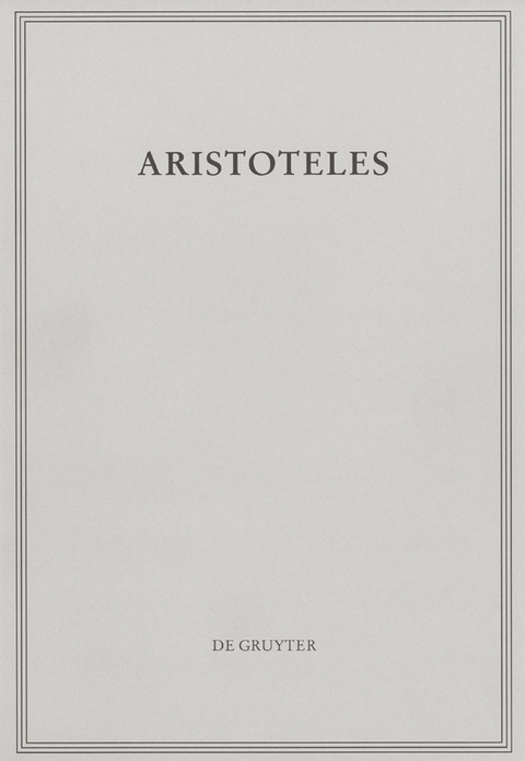 Peri hermeneias -  Aristoteles