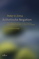 &Auml;sthetische Negation - Peter V. Zima