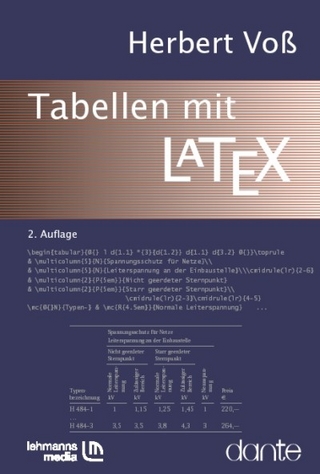 Tabellen mit LaTex