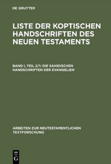Liste der koptischen Handschriften des Neuen Testaments / Die sahidischen Handschriften der Evangelien - 