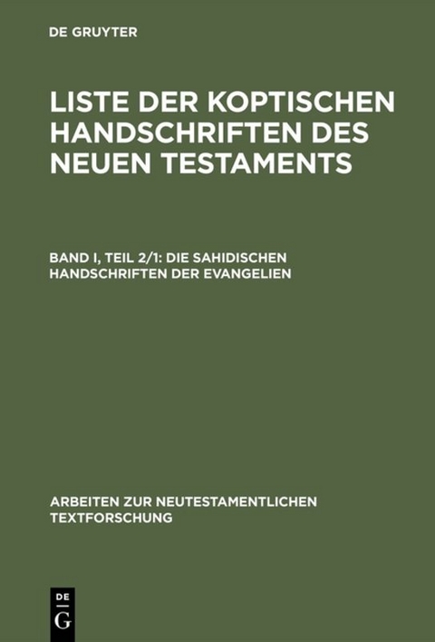 Liste der koptischen Handschriften des Neuen Testaments / Die sahidischen Handschriften der Evangelien - 