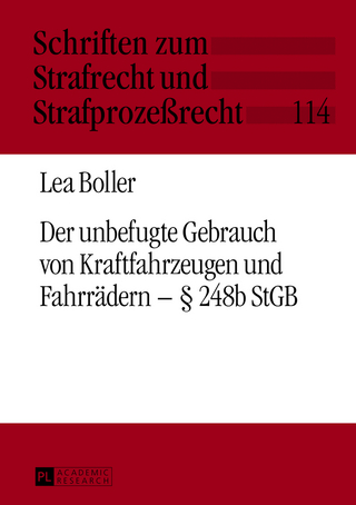 Der unbefugte Gebrauch von Kraftfahrzeugen und Fahrraedern – § 248b StGB