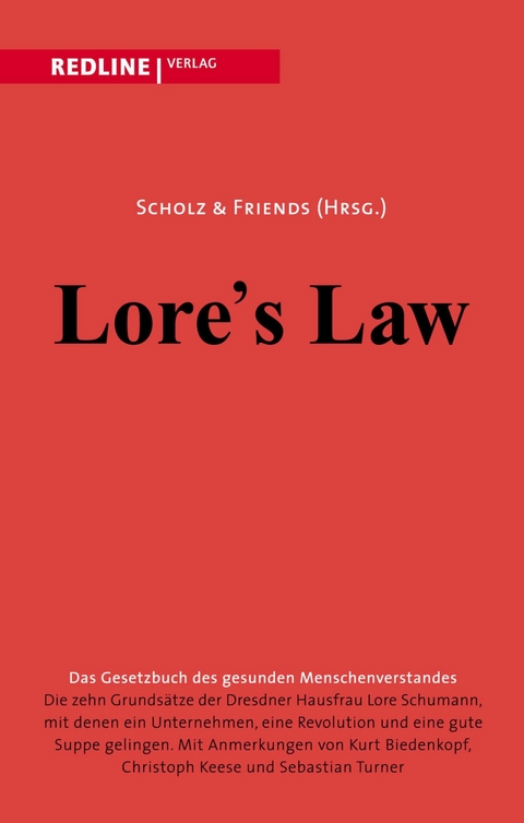 Lore's law -  Scholz &  Friends AG