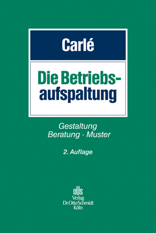 Die Betriebsaufspaltung