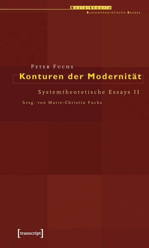 Konturen der Modernit&auml;t -  Peter Fuchs