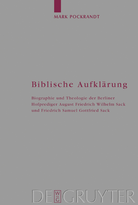 Biblische Aufkl&auml;rung - Mark Pockrandt