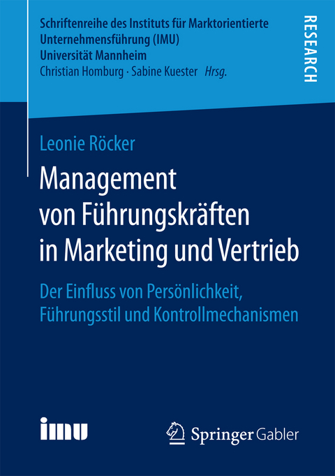 Management von F&uuml;hrungskr&auml;ften in Marketing und Vertrieb - Leonie R&ouml;cker