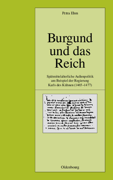 Burgund und das Reich -  Petra Ehm