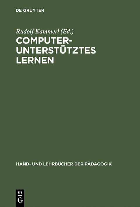 Computerunterst&uuml;tztes Lernen - 