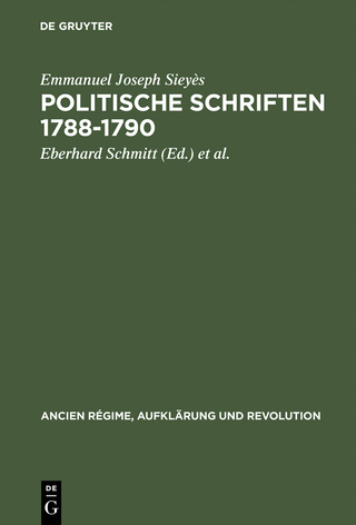 Politische Schriften 1788–1790