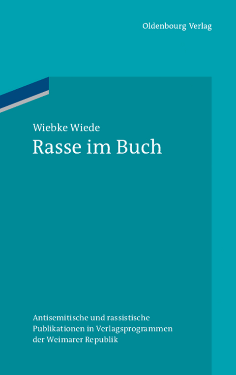 Rasse im Buch - Wiebke Wiede