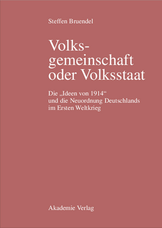 Volksgemeinschaft oder Volksstaat
