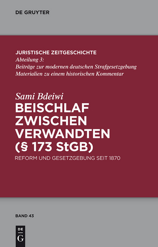 Beischlaf zwischen Verwandten (§ 173 StGB)