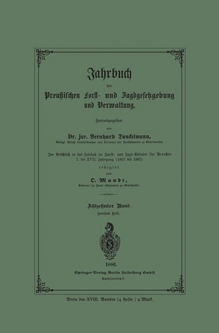 Jahrbuch der Preußischen Forst- und Jagdgesetzgebung und Verwaltung