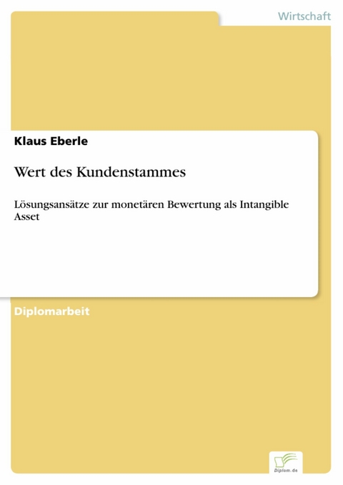 Wert des Kundenstammes -  Klaus Eberle