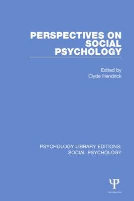 Perspectives on Social Psychology - 