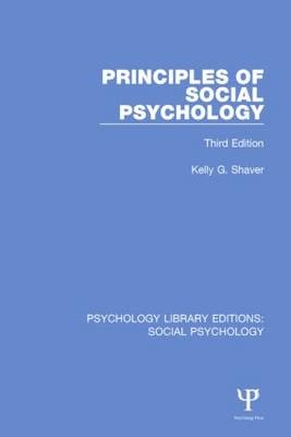 Principles of Social Psychology -  Kelly Shaver