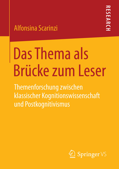 Das Thema als Br&uuml;cke zum Leser - Alfonsina Scarinzi
