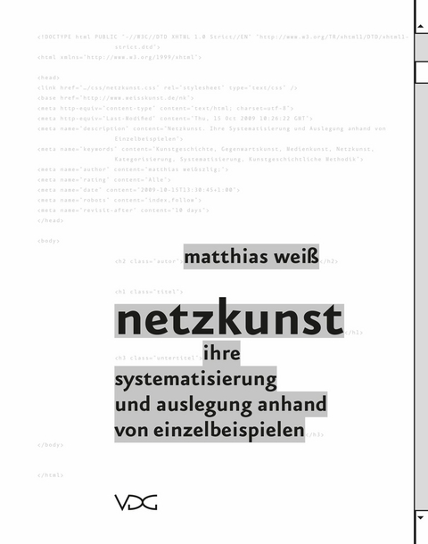 Netzkunst - Matthias Wei&szlig;