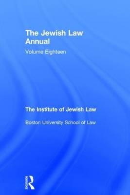 Jewish Law Annual Volume 18