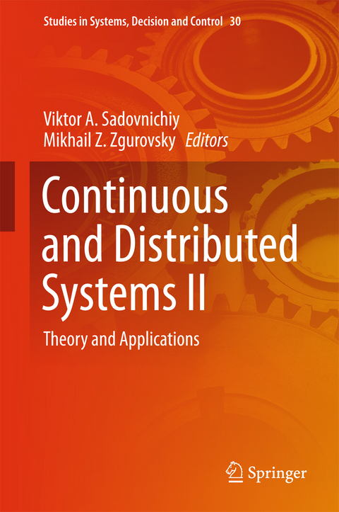 Continuous and Distributed Systems II - 