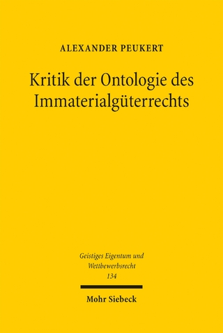 Kritik der Ontologie des Immaterialgüterrechts
