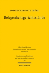 Belegenheitsgerichtsstände - Sophie Charlotte Thürk