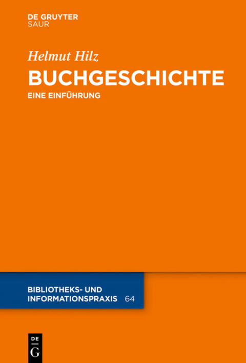 Buchgeschichte - Helmut Hilz