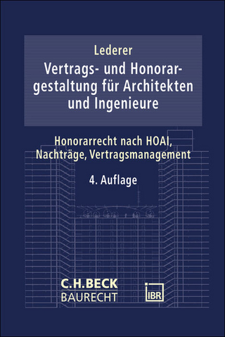 Vertrags- und Honorargestaltung für Architekten und Ingenieure