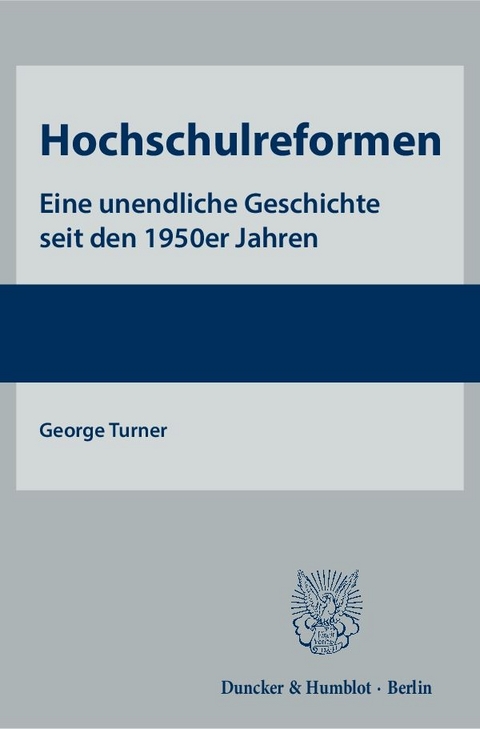 Hochschulreformen. - George Turner