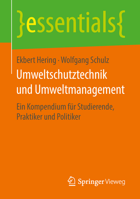 Umweltschutztechnik und Umweltmanagement - Ekbert Hering, Wolfgang Schulz