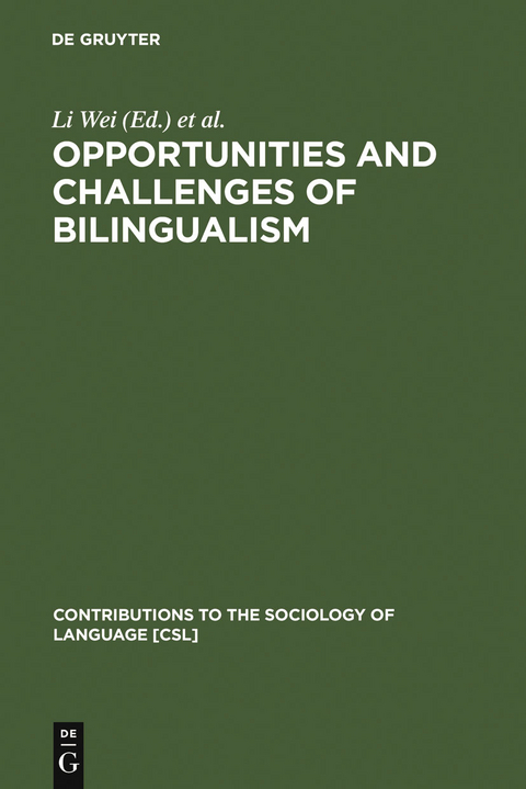 Opportunities and Challenges of Bilingualism - 