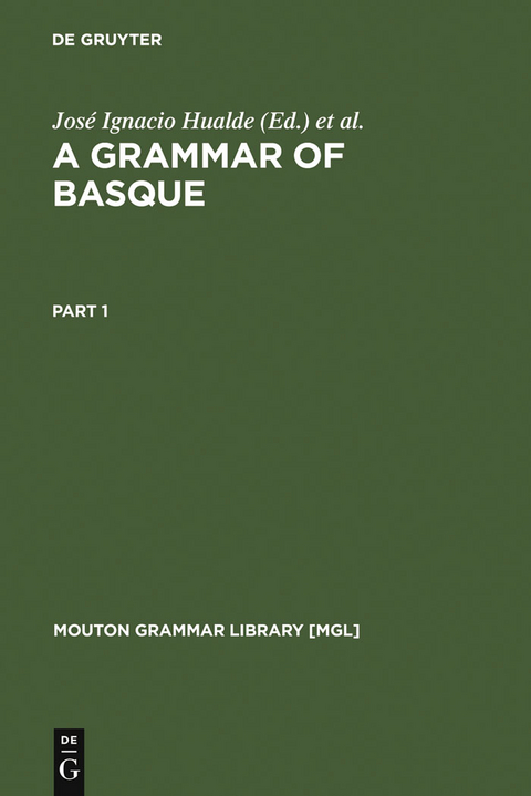 A Grammar of Basque - 