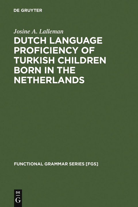 Dutch Language Proficiency of Turkish Children Born in the Netherlands - Josine A. Lalleman