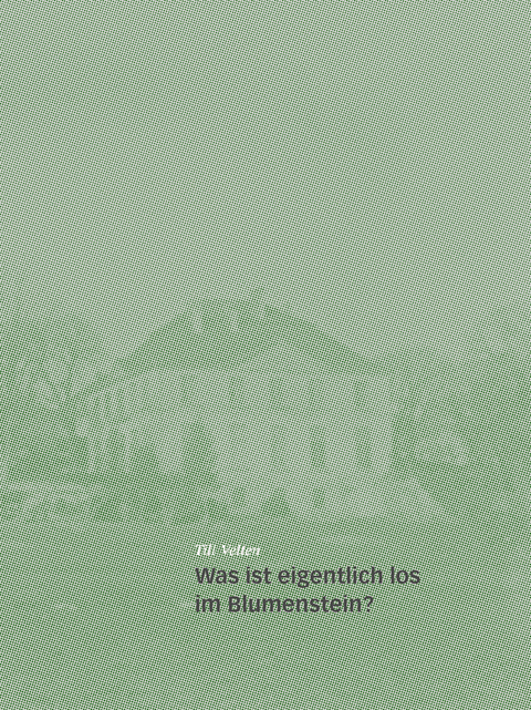 Was ist eigentlich los im Blumenstein? - Till Velten