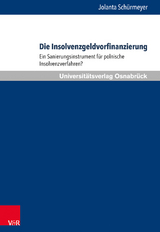 Die Insolvenzgeldvorfinanzierung - Jolanta Sch&uuml;rmeyer