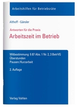 Arbeitszeit im Betrieb - Lars Althoff, Karsten G&auml;nsler
