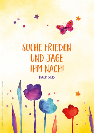 Jahreslosung 2019 - Poster A3