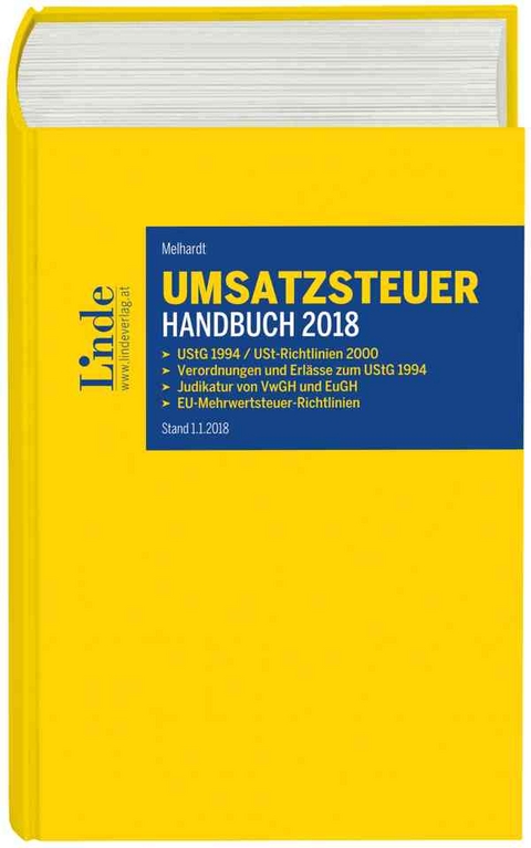 Umsatzsteuer-Handbuch 2018 - Stefan Melhardt