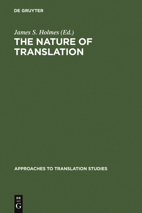 The nature of translation - 