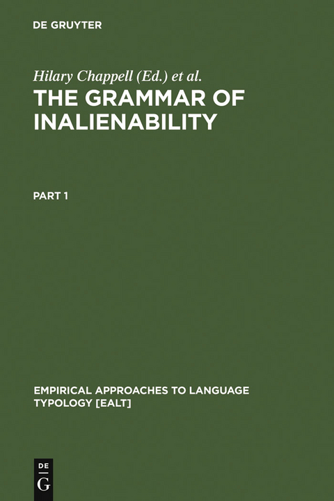 The Grammar of Inalienability - 