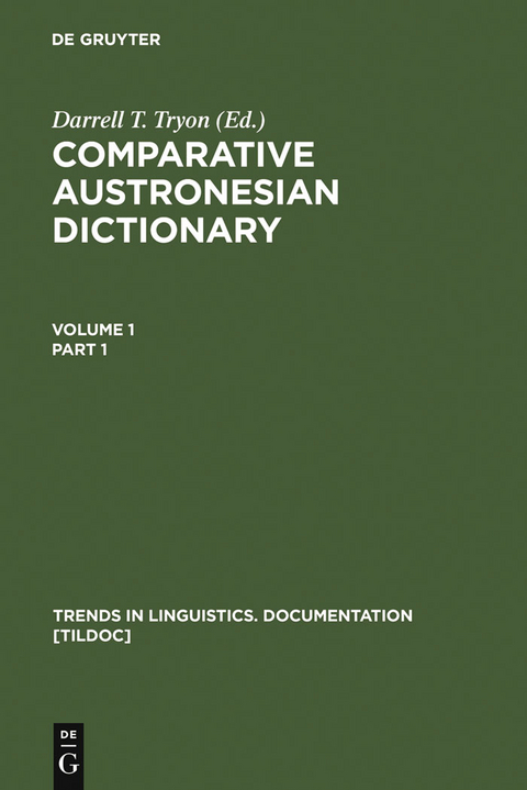 Comparative Austronesian Dictionary - 