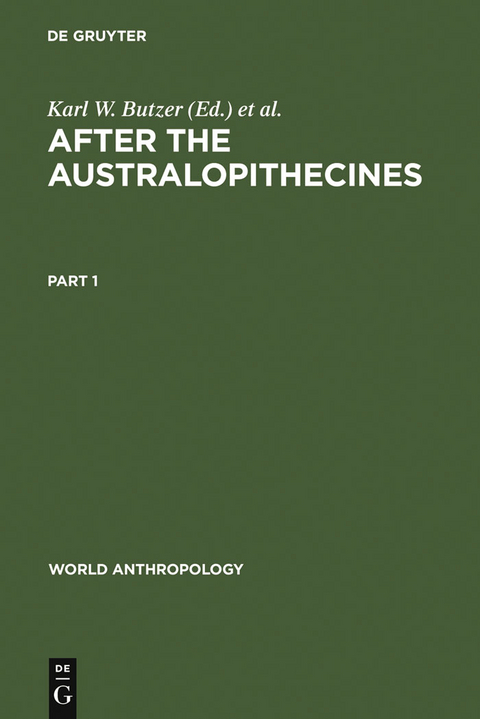 After the Australopithecines - 